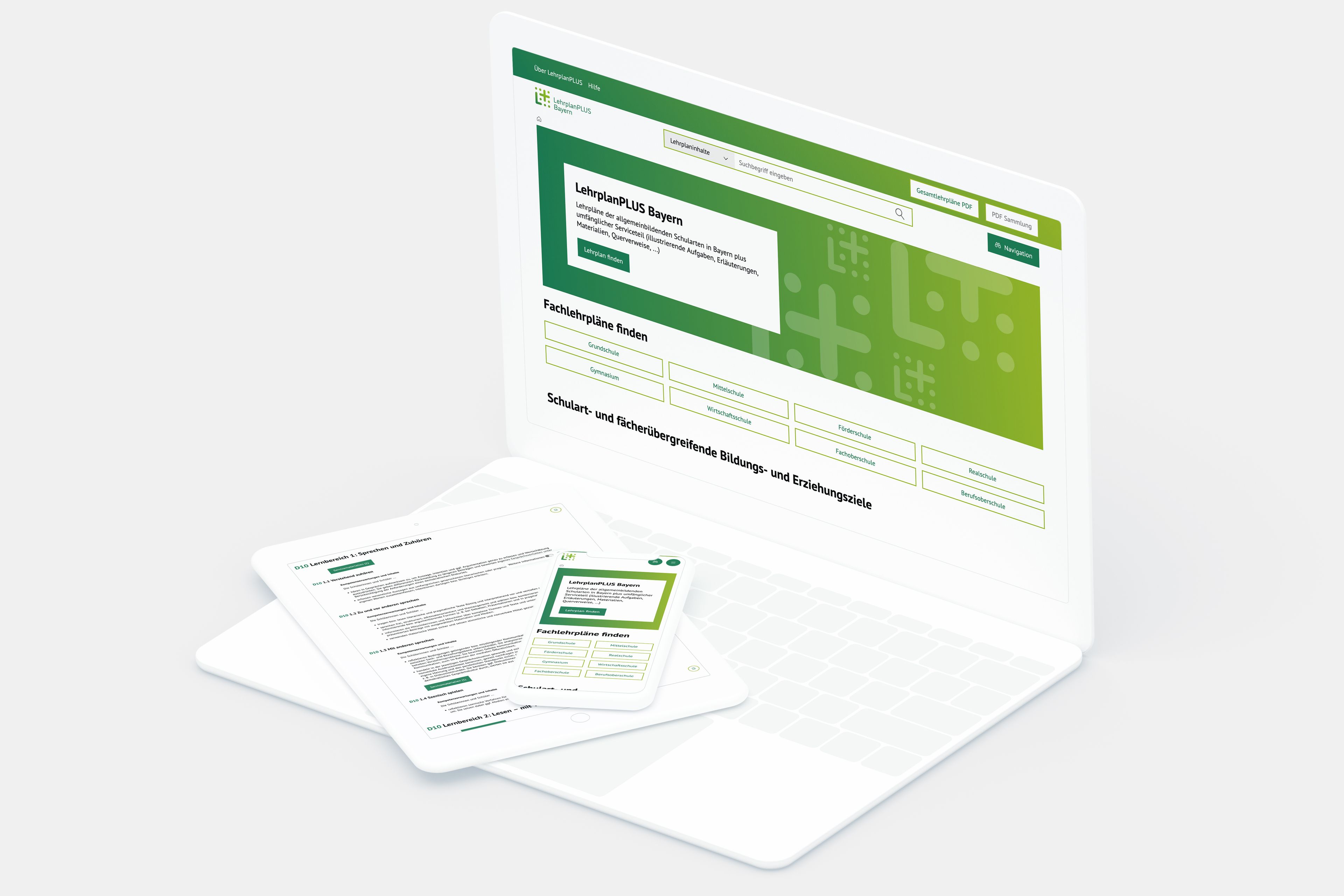 Website von LehrplanPLUS Bayern