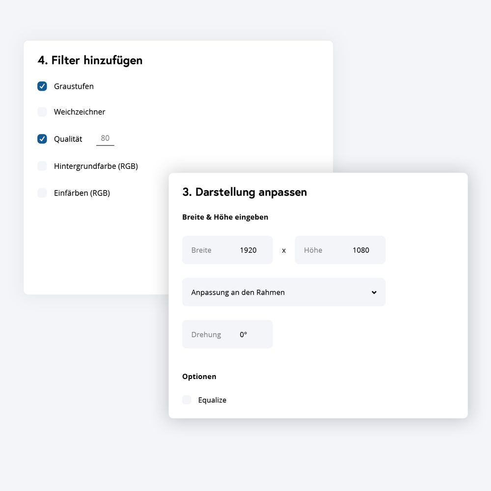 Integrierte Bildoptimierung FeichtMedia ImageManager Image Optimization